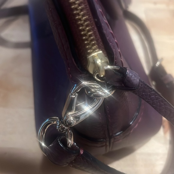 Kate Spade Plum Leather Satchel - Picture 8 of 8